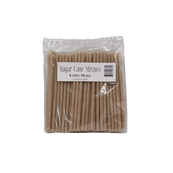 6 Inch Sugar Cane Straws - Bartending Supplies from Born to Shake ...