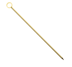 Gold Circle Top Cocktail Pick