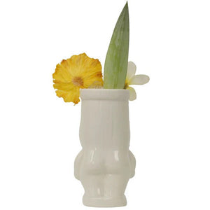 White Cheeky Tiki Mug