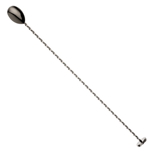 Barfly Bar Spoon with Muddler - Gun Metal Black