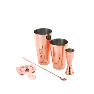 Barfly Starter Barware Set - Rose Gold